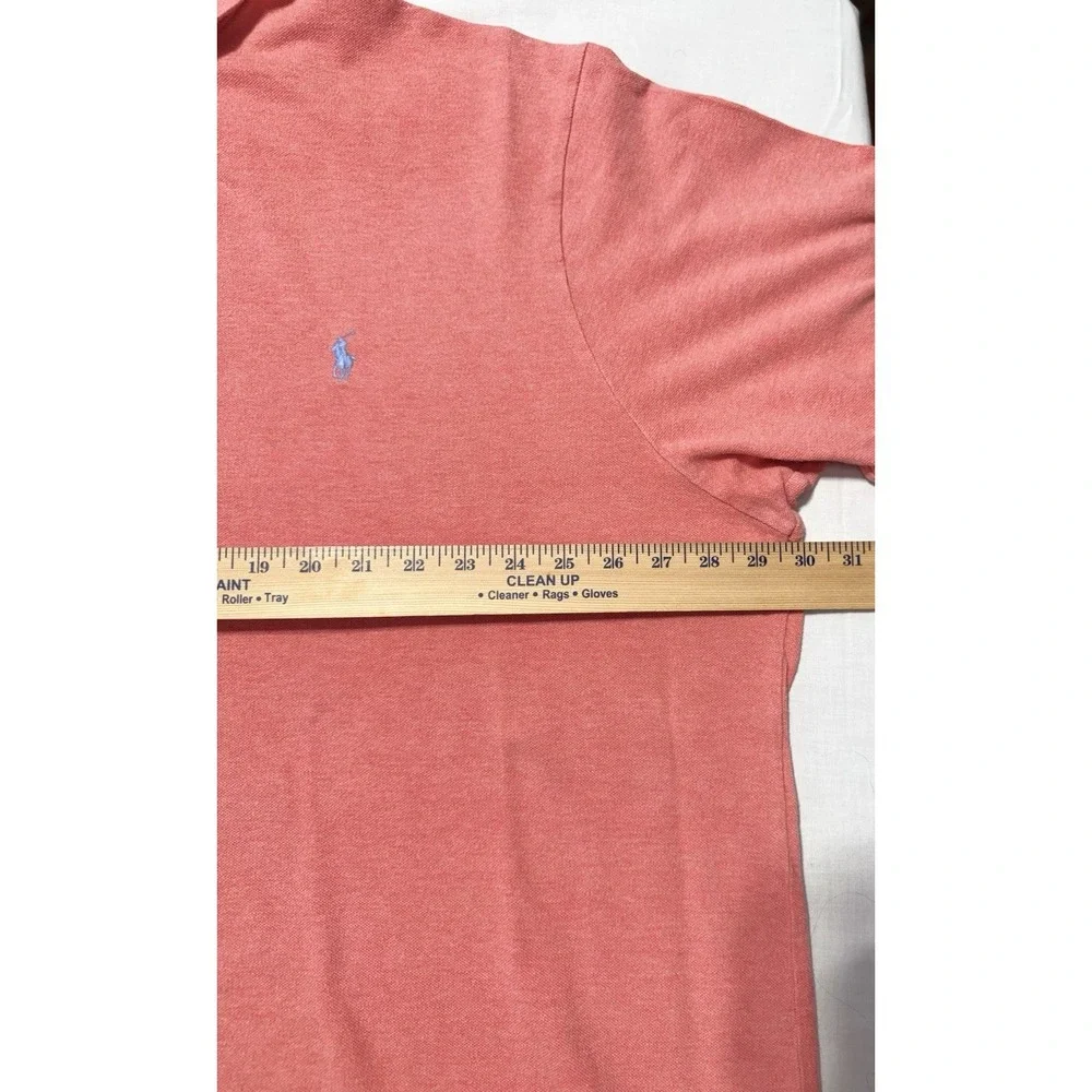Polo Ralph Lauren Mens Polo Shirt 4XB Pink Heather Short Sleeve Classic Fit
